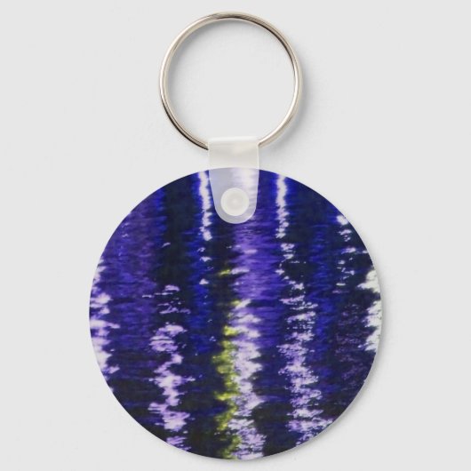 Porte-clés Porte - clé bleu abstrait (Recto)