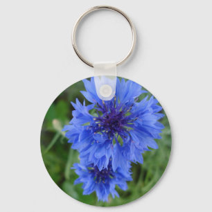 Porte-clés Porte - clé bleu de bleuet