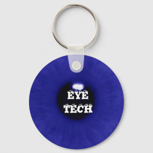 Porte-clés Porte - clé bleu de globe oculaire