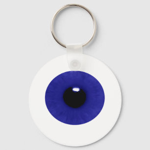 Porte-clés Porte - clé bleu de globe oculaire