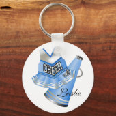 Porte-clés Porte - clé bleu et blanc (Recto)