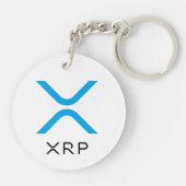 Porte-clés Porte - clé bleu et noir d'ondulation de XRP du (Dos)