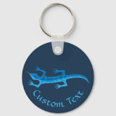 Porte-clés Porte - clé bleu Lizard de Tribal (Recto)