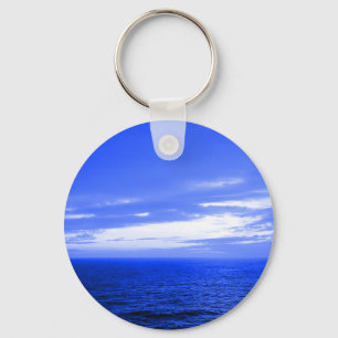 Porte-clés Porte - clé bleu vif de ciel de coucher du soleil