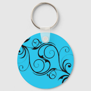 Porte-clés Porte - clé bleu vintage