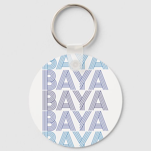 Porte-clés Porte - clé Blue Baya (Recto)