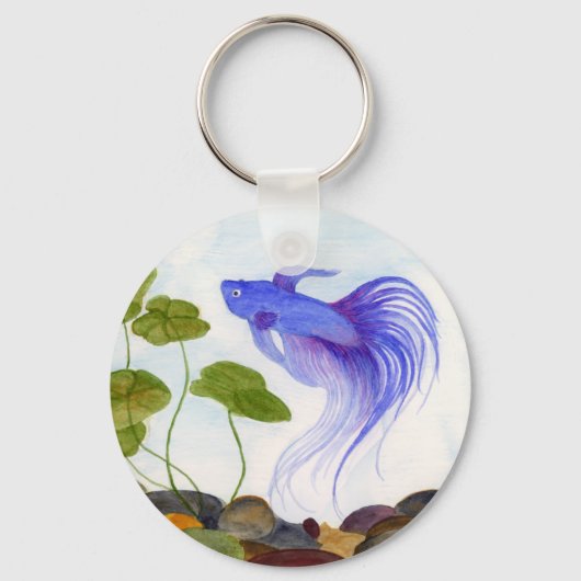 Porte-clés Porte - clé Blue Betta Fish (Recto)