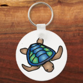 Porte-clés Porte - clé Blue Green Turtle (Recto)