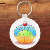 Porte-clés Porte - clé Blue Ladybug Cupcake (Recto)