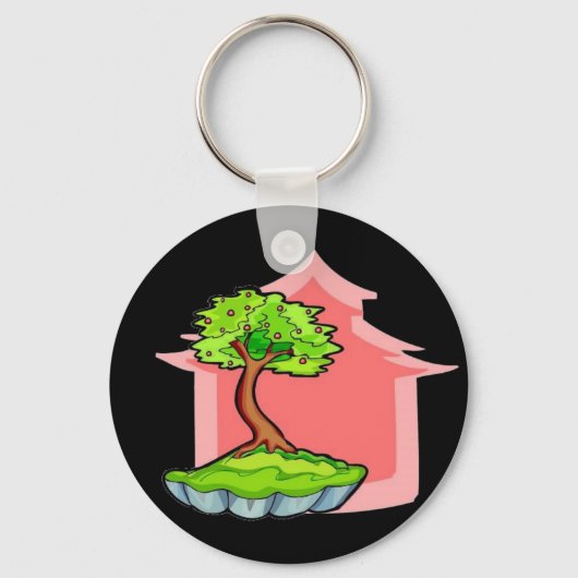 Porte-clés Porte - clé Bonsai Tree (Recto)