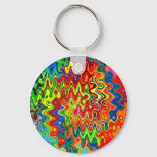 Porte-clés Porte - clé bouclé de couleurs