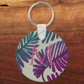 Porte-clés Porte - clé bouton Monstera (Recto)