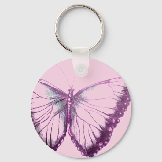 Porte-clés Porte - clé Bouton papillon (Recto)