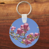 Porte-clés Porte - clé, "Branche de Magnolia" (Recto)