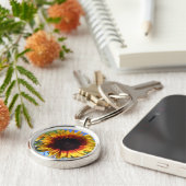 Porte-clés Porte - clé brillant de tournesol (Côté)