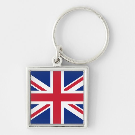 Porte-clés Porte - clé BRITANNIQUE de drapeau (Devant)