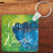 Porte-clés porte - clé "Broken into Beauty" (Verso)