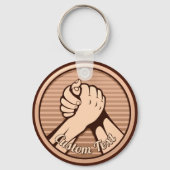 Porte-clés Porte - clé Bronze de lutte contre les bras (Recto)