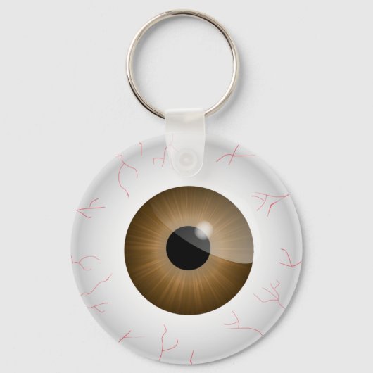 Porte-clés Porte - clé Brown Bloodshot Eyeball (Recto)