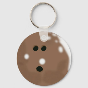 Porte-clés Porte - clé Brown Bowling Ball