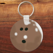 Porte-clés Porte - clé Brown Bowling Ball (Recto)