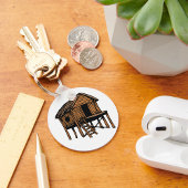 Porte-clés Porte - clé Brown de la maison de chaume