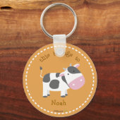 Porte-clés Porte - clé Brown de vache (Recto)