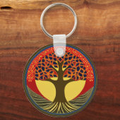 Porte-clés Porte - clé Brown et Marine Tree of Life (Recto)