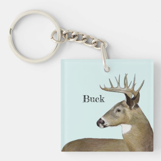 Porte-clés Porte - clé Buck de queue blanche (Devant)