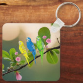 Porte-clés Porte - clé Budgies Bird (Verso)