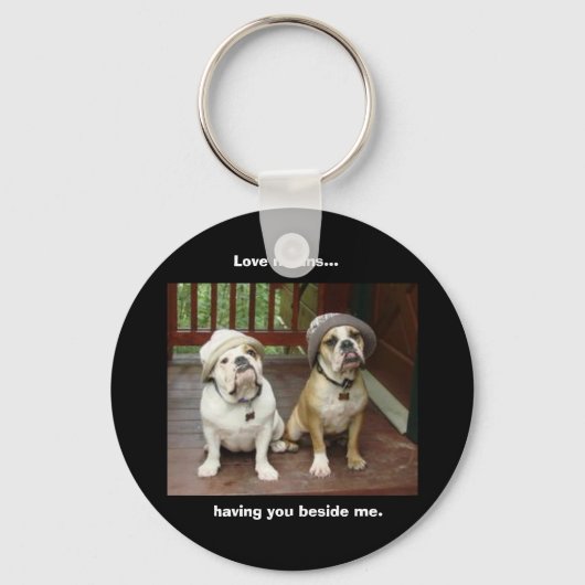 Porte-clés Porte - clé Bulldog (Recto)
