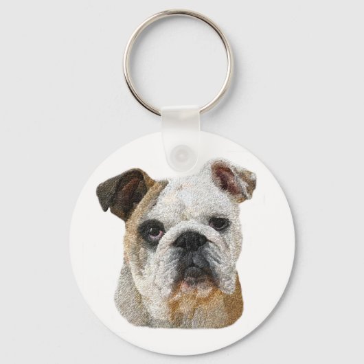 Porte-clés Porte - clé Bulldog anglais (Recto)