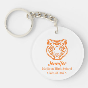 Porte-clés Porte - clé cadeau de la mascotte de tigre orange