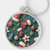 Porte-clés Porte - clé cadeau de Noël (Devant)