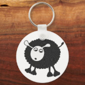Porte-clés Porte - clé-cadeau du mouton noir (Recto)
