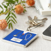 Porte-clés Porte - clé-cadeau personnalisé (Côté)