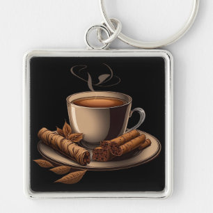 Porte-clés Porte - clé café et biscuits