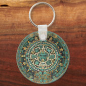 Porte-clés Porte - clé calendrier maya (Verso)