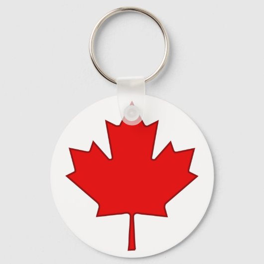Porte-clés Porte - clé Canada Feuille d'érable (Recto)