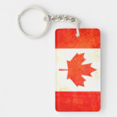 Porte-clés Porte - clé canadien de drapeau de feuille (Devant)