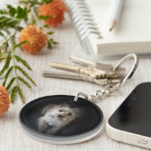 Porte-clés Porte - clé canin de "amoureux des chiens" de (Devant droit)