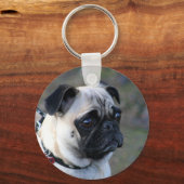 Porte-clés porte - clé carlin (Recto)