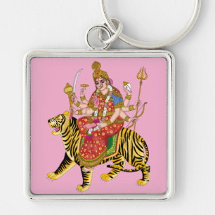 Porte-clés Porte - clé Carré de la déesse Durga