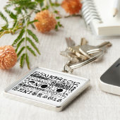 Porte-clés Porte - clé carré de l'aîné 2012 (noir) (Côté)