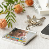 Porte-clés Porte - clé carré de photo de prime (Côté)