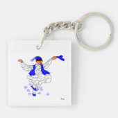 Porte-clés Porte - clé carré (double face) Evzone (Dos)