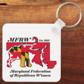 Porte-clés Porte - clé Carré MFRW (Verso)