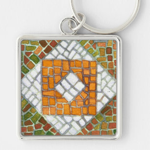 Porte-clés PORTE - CLÉ Carré MOSAIC Premium AUTUMN