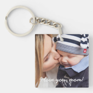 Porte-clés Porte - clé Carré personnalisé Cadeaux uniques pou