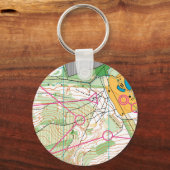 Porte-clés Porte - clé - carte d'orientation (Recto)